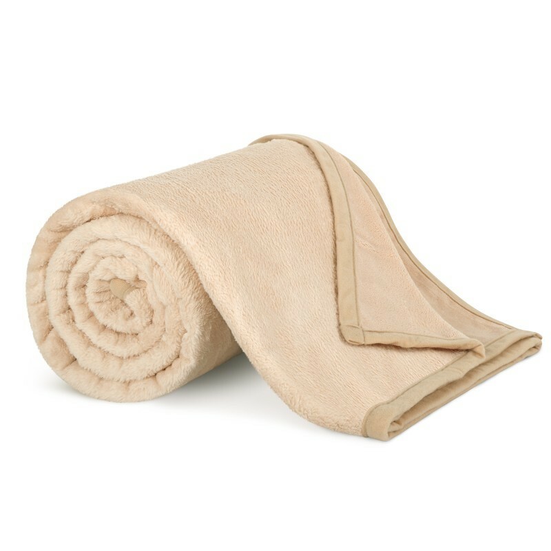 Bellatex Korall mikrovláknová béžová deka, 150 x200 cm