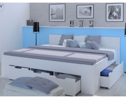 Posteĺ Astral 160x200 cm, biela