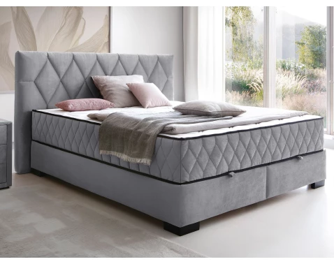 Posteľ Reve 180x200 cm, holubia šedá látka