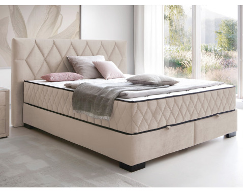 Posteľ Reve 180x200 cm, krémová látka