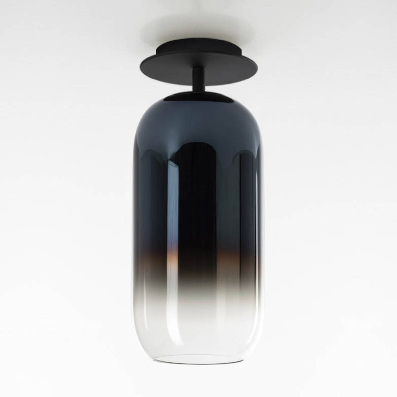 Artemide Gople stropné svietidlo, modrá/čierna