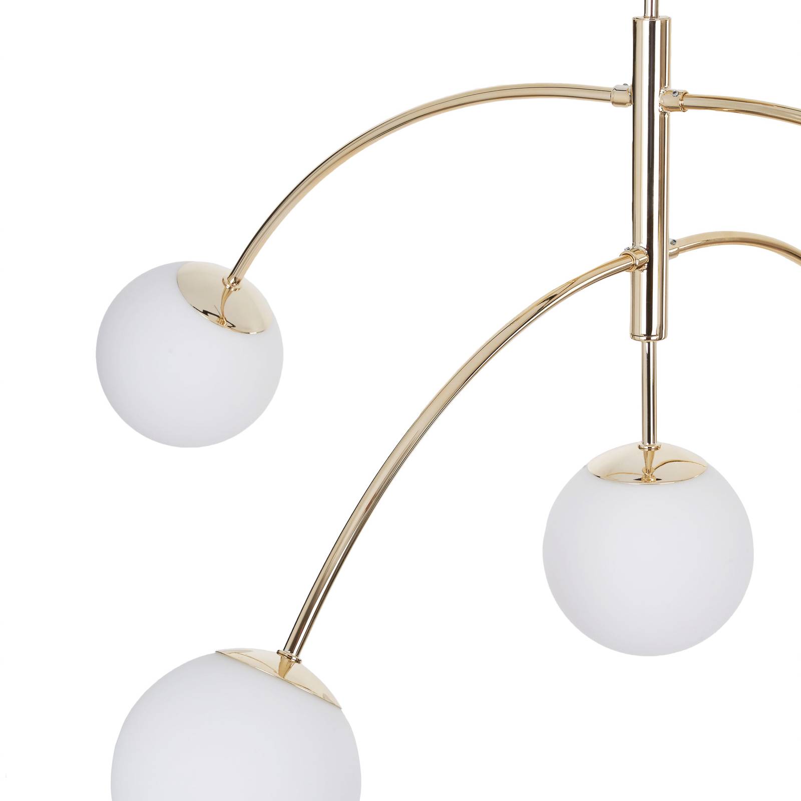 Euluna stropné svietidlo Karda, zlatá, 5-pl