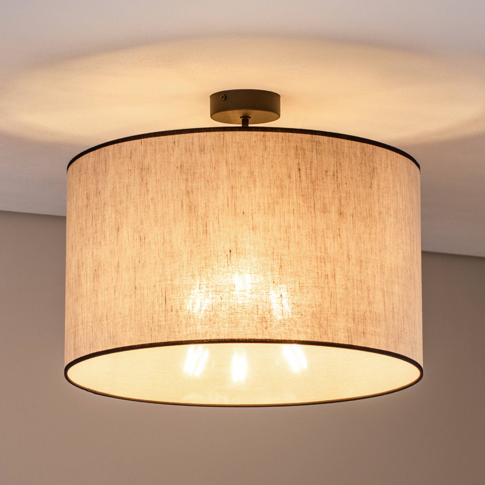 Euluna stropné svietidlo Ramka, Ø 50 cm