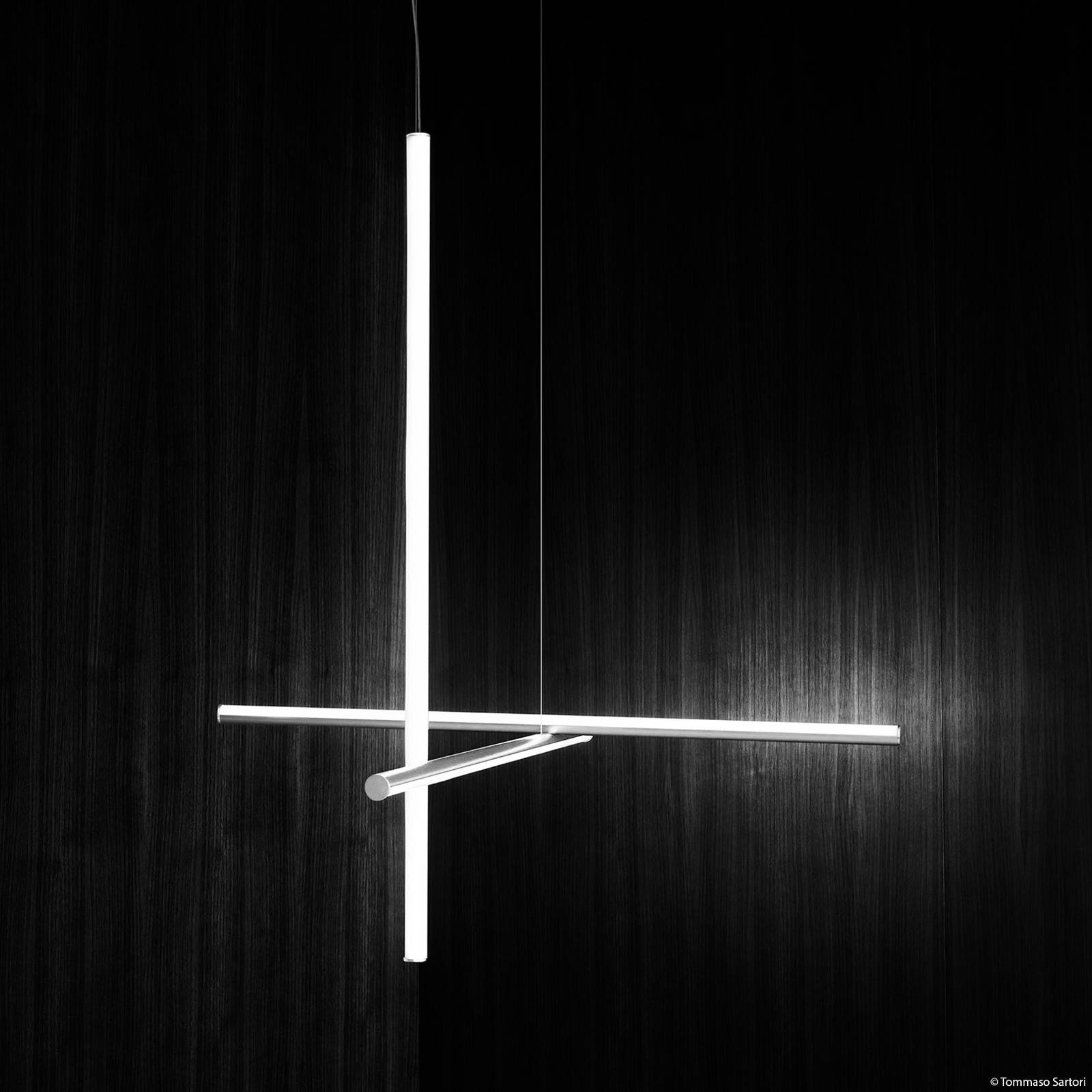 FLOS Coordinates C1 stropné LED svetlo argent moon