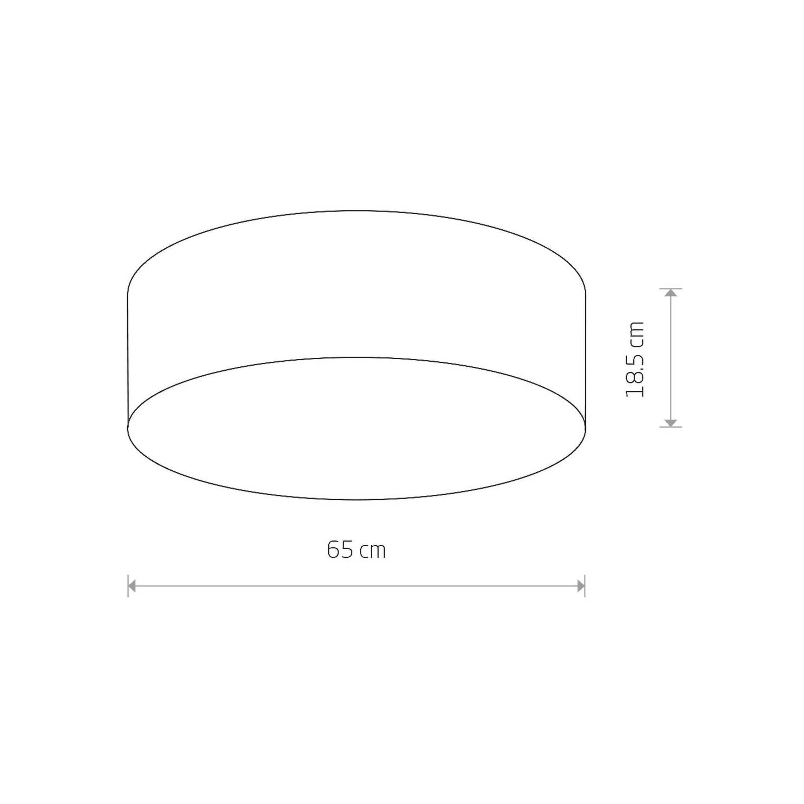 Stropné svietidlo Cameron, sivá, Ø 65 cm