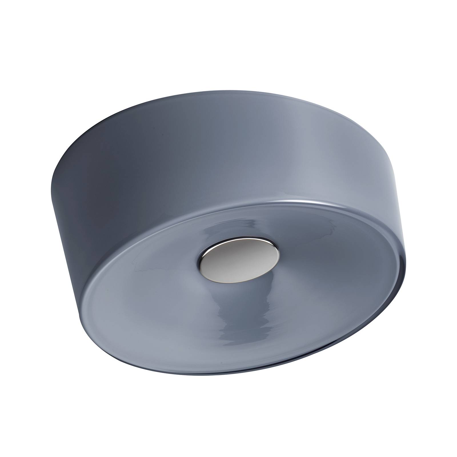 Stropné svietidlo Foscarini Lumiere G9, Ø 24 cm, sivé