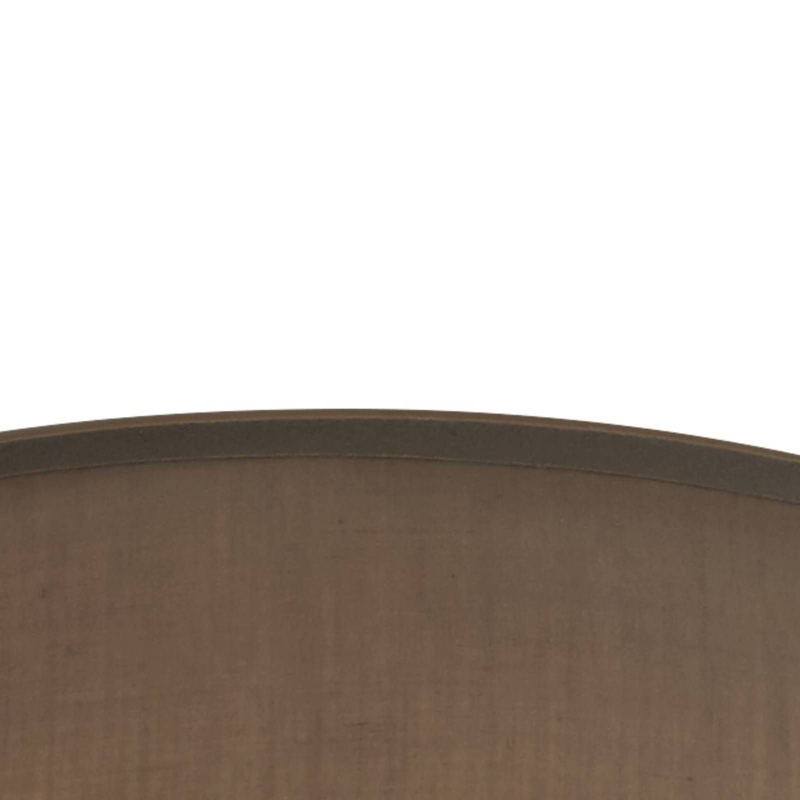 Stropné svietidlo Gianna LED, sivá/biela, textil, Ø 50 cm