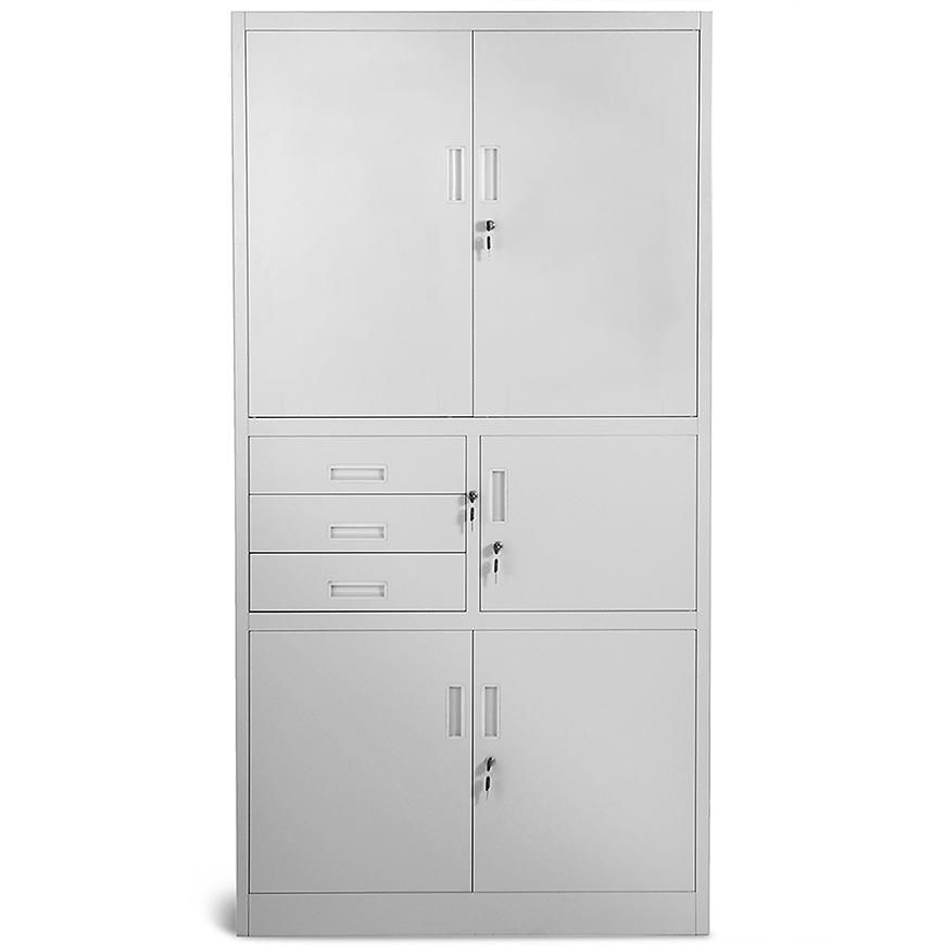 Kancelárska skriňa Filip II kovová šedý