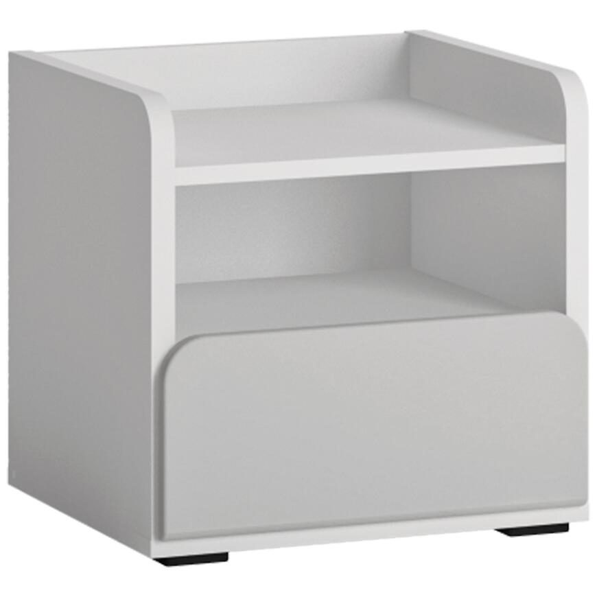 Nočný stolík Flexi FLXK03 1S biela alpin/billbergia