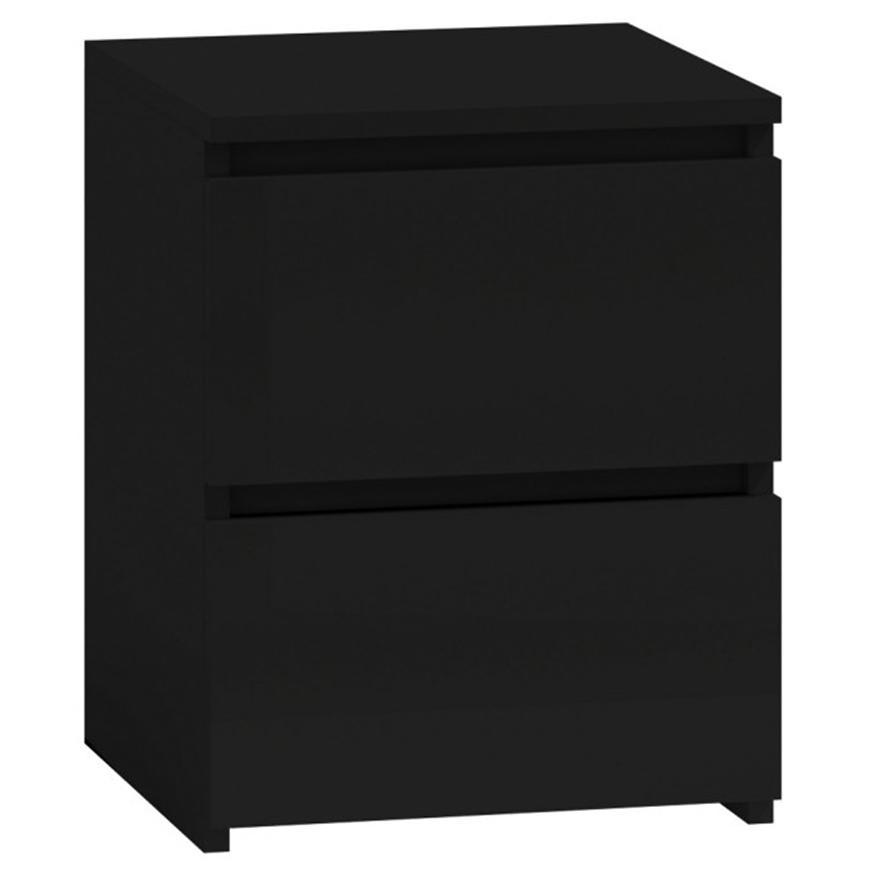 Nočný stolík Malwa M2 čierny