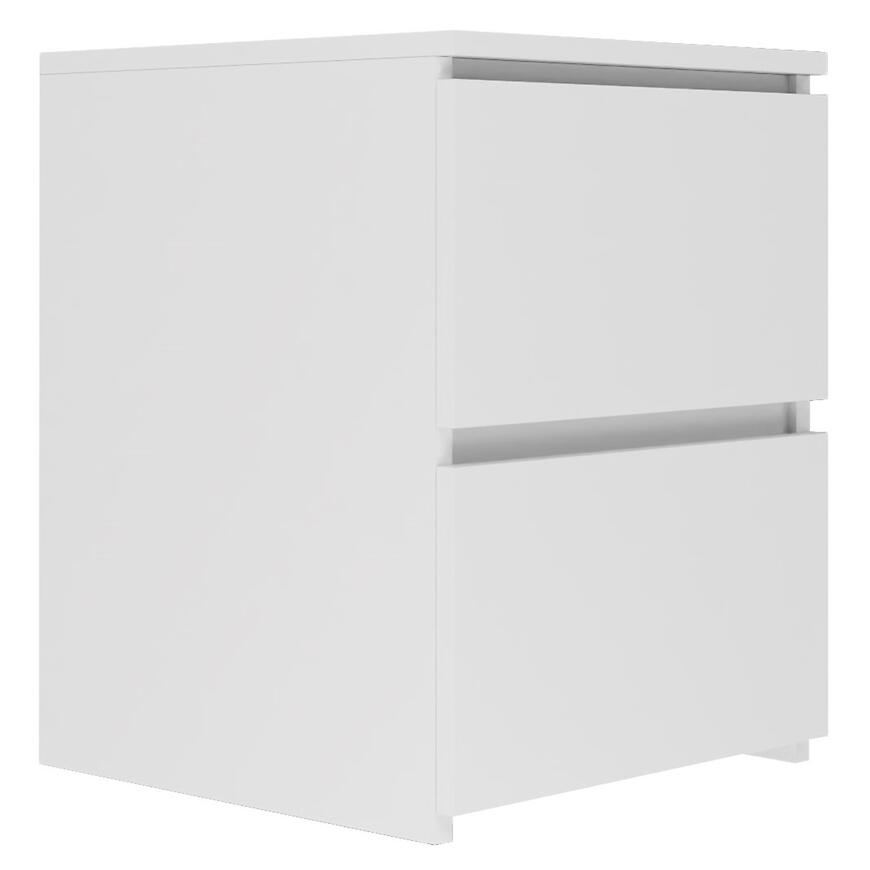 Nočný stolík W2 biela mat