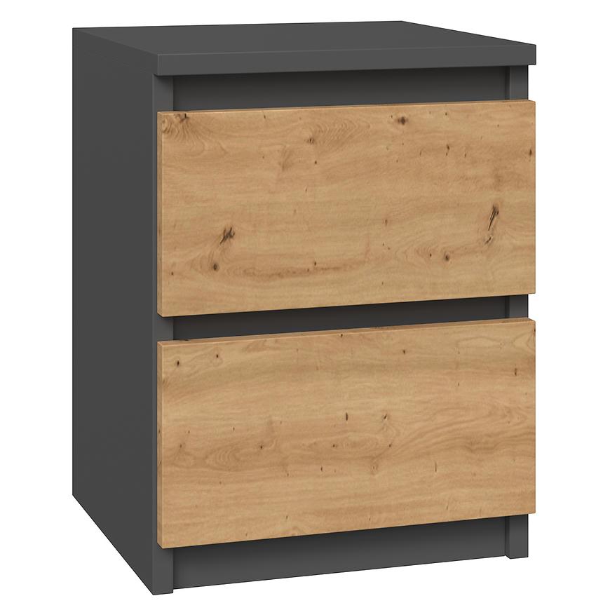 Nočný stolíkMalwa M2 Antracit/Artisan