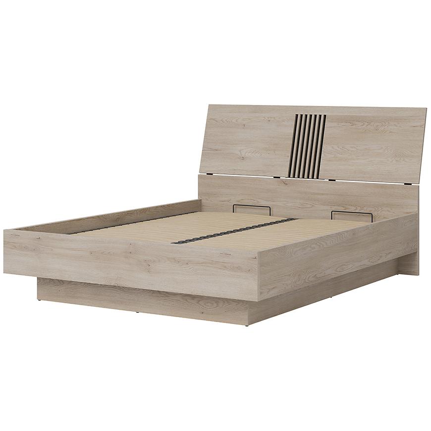 Posteľ 160 Z Sip Mati Mi18/160 Dub Crem/čierna