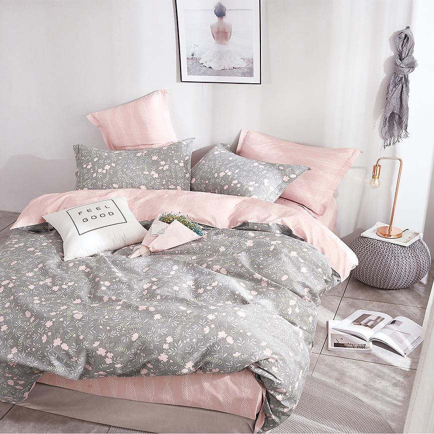 Posteľná bielizeň  bavlnený satén ALBS-01339B 140x200 Lasher