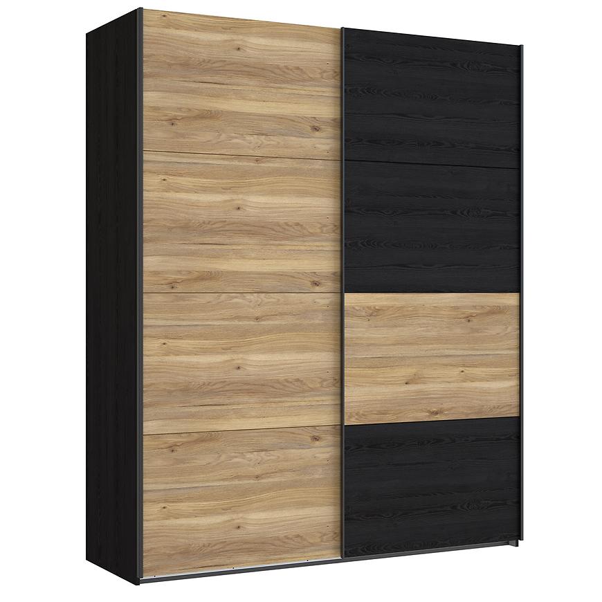 Šatníková skriňa 170 Liona LYAS82411-M688 dub Mauvella/dub Cabezone