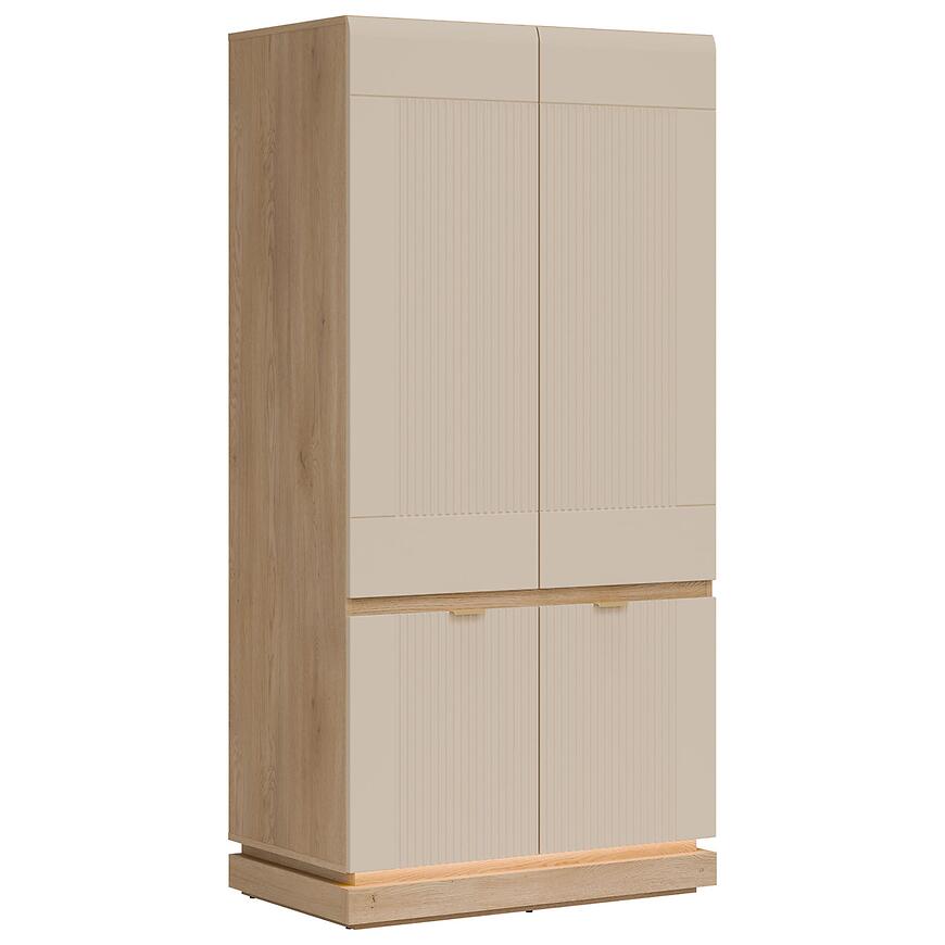 Skriňa 2d Milton Ml08 Dub Crem Torro Kremona