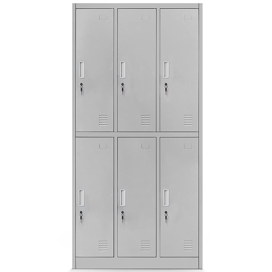 Skriňa Igor kovová šedá