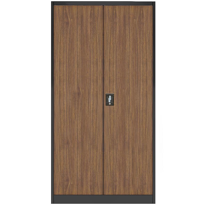 Skriňa Jan H kovová antracit/orech