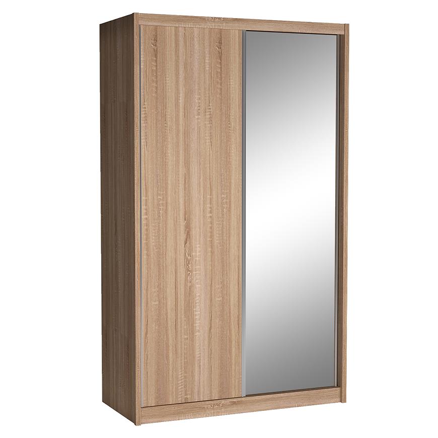 Skriňa Karol 143 s zrkadlom dub sonoma