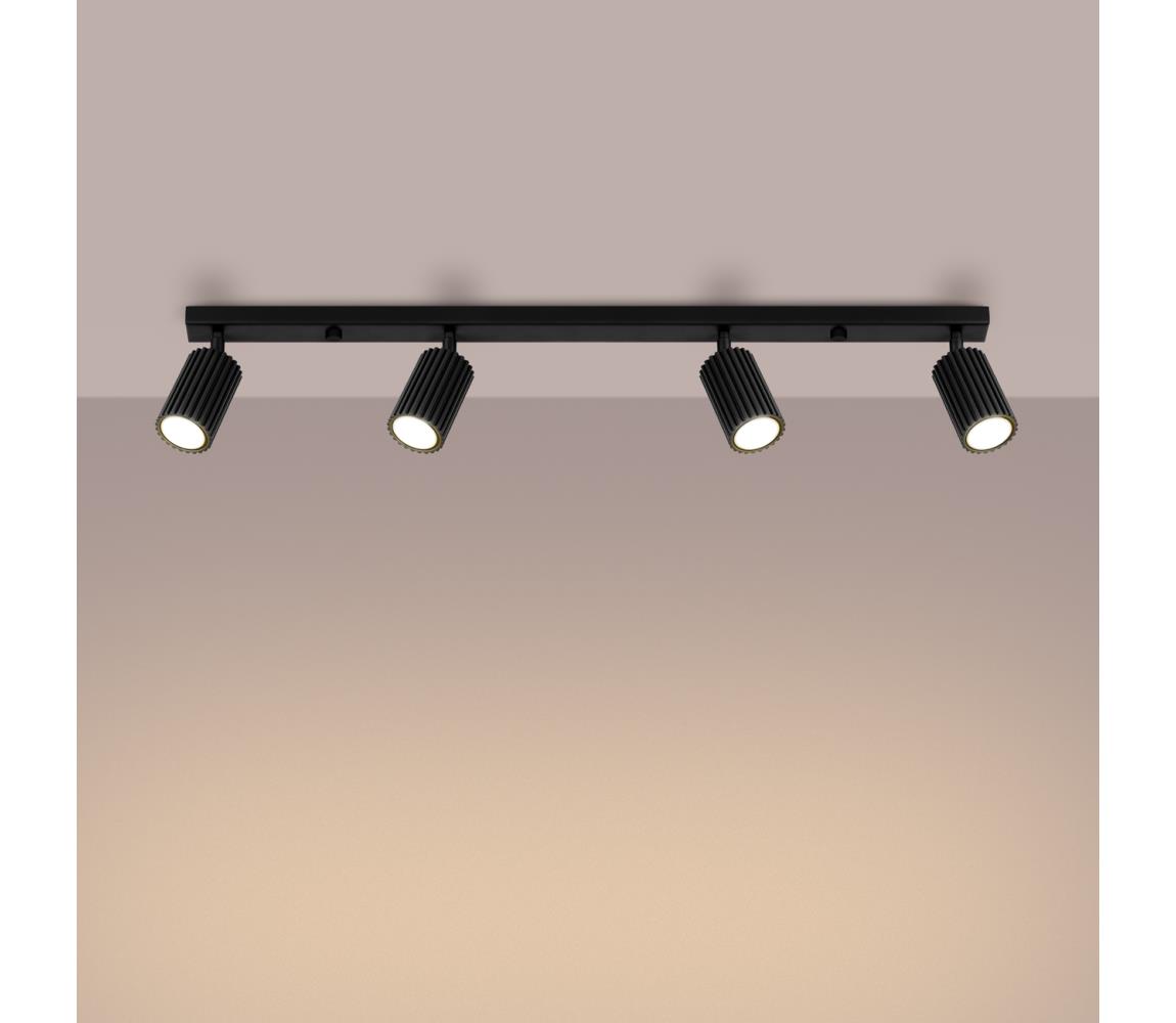 Brilagi Bodové svietidlo CRESTO 4xGU10/10W/230V čierna