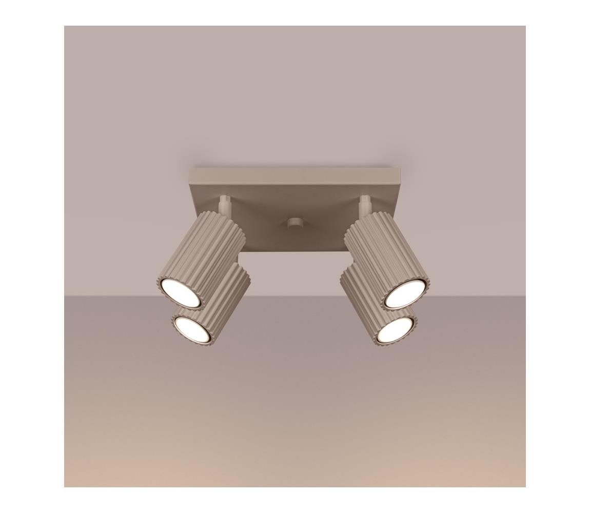 Brilagi Bodové svietidlo CRESTO 4xGU10/10W/230V taupe BR.1769