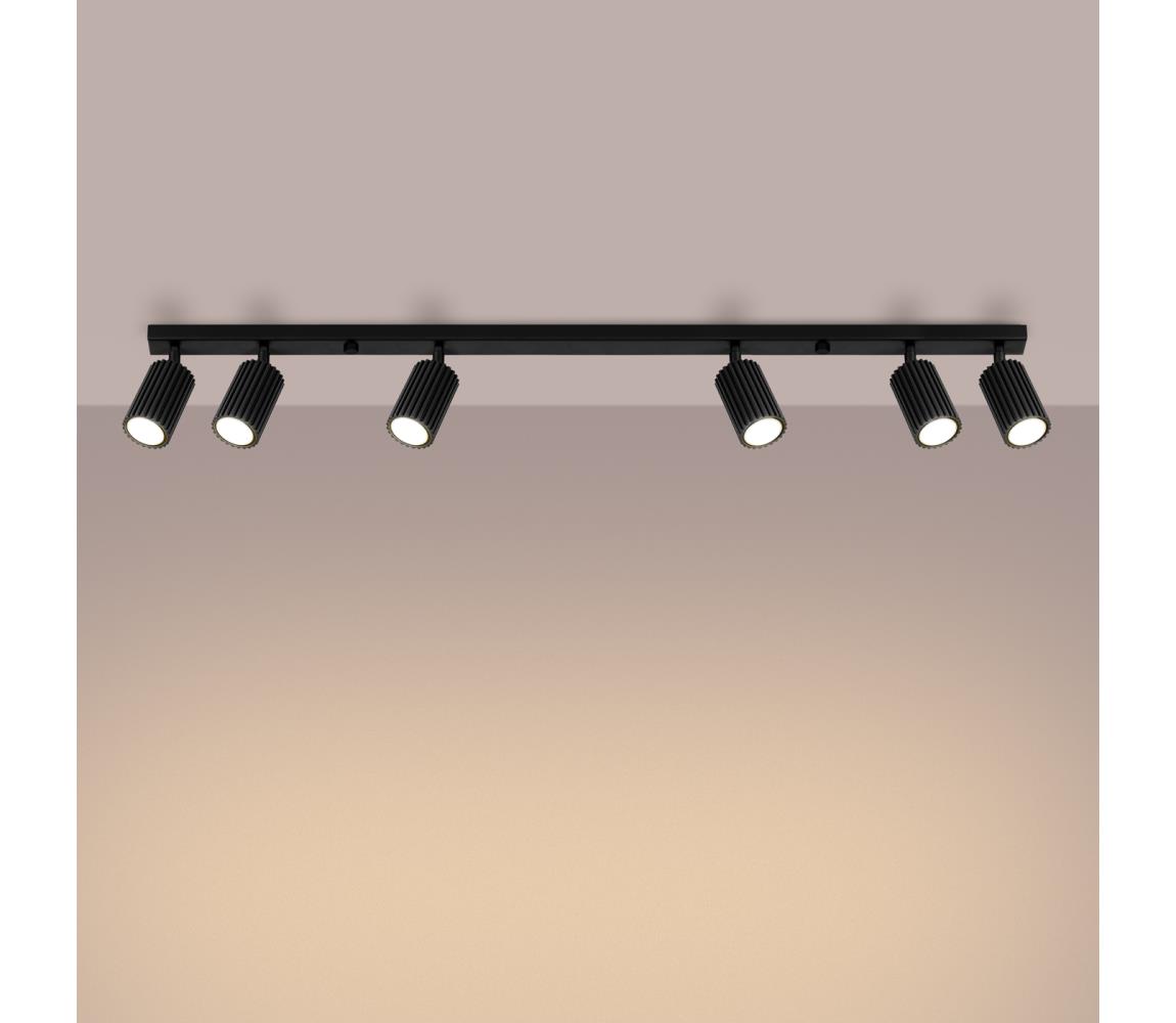 Brilagi Bodové svietidlo CRESTO 6xGU10/10W/230V čierna