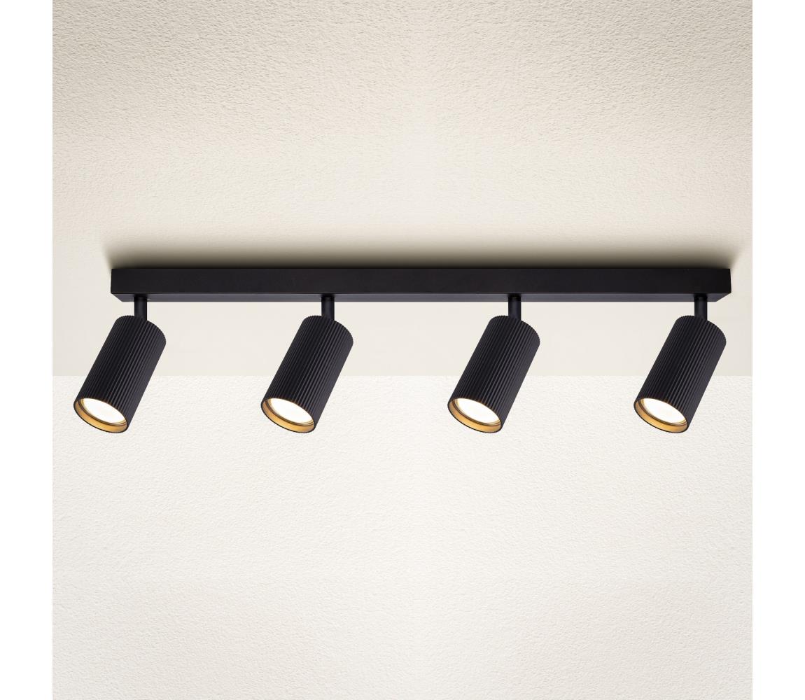 Brilagi Bodové svietidlo SELE MODERN 4xGU10/30W/230V čierne WO-MOD4-BLK