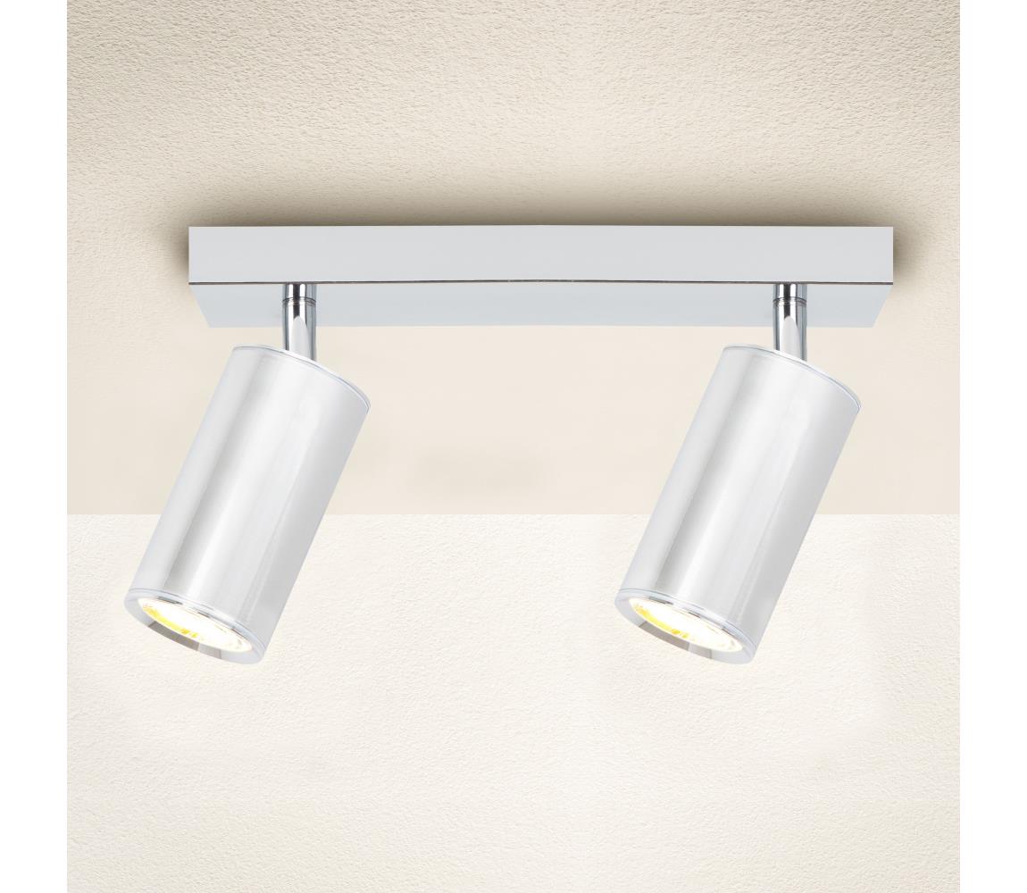 Brilagi Kúpeľňové bodové svietidlo SELE 2xGU10/30W/230V IP44 lesklý chróm