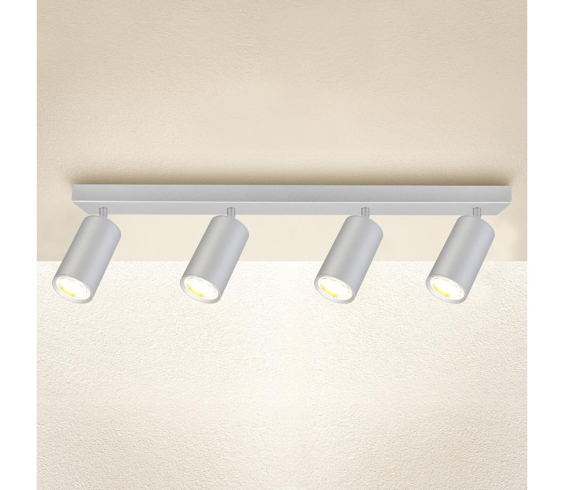 Brilagi Kúpeľňové bodové svietidlo SELE 4xGU10/30W/230V IP44 strieborná