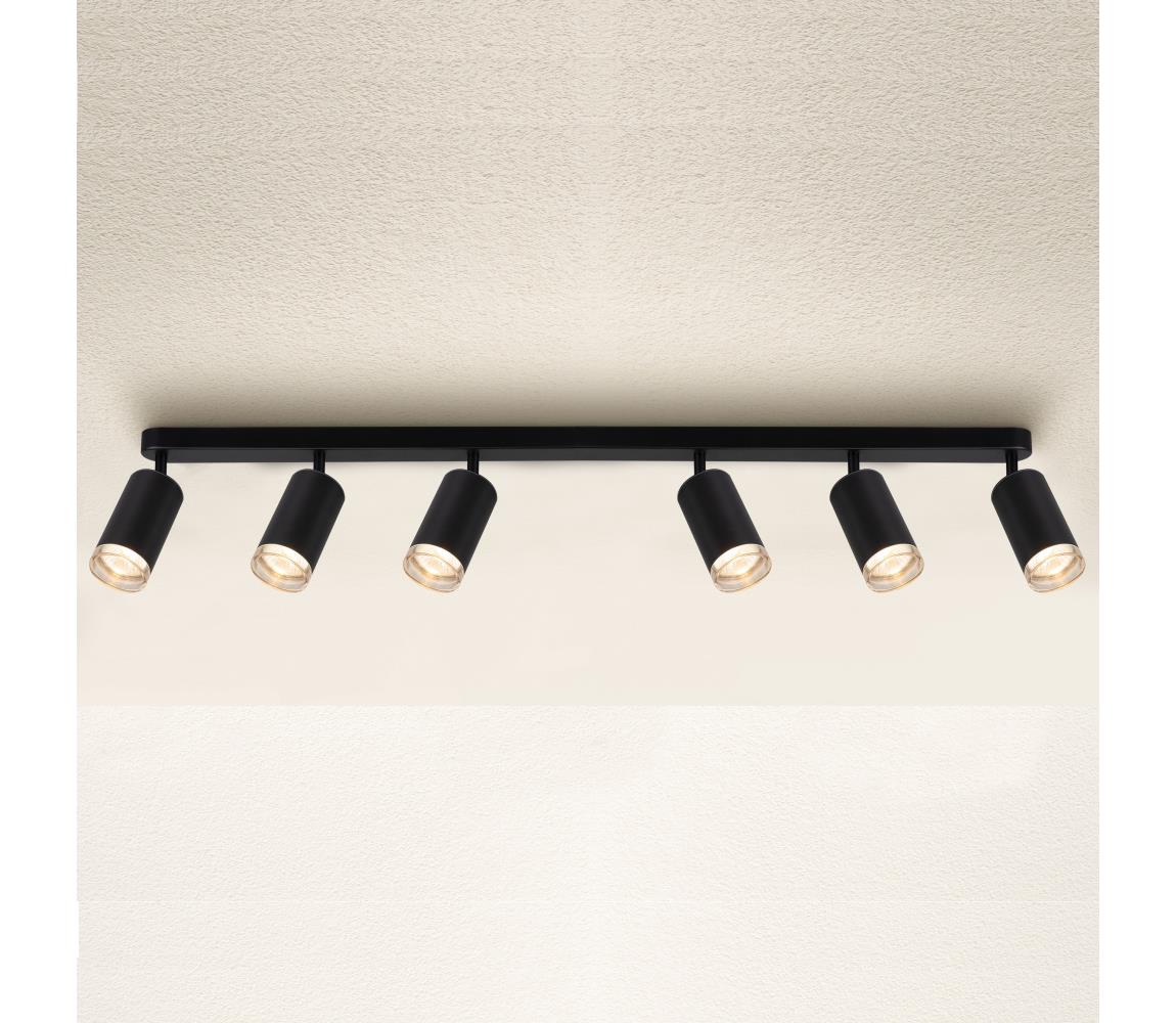 Brilagi Kúpeľňové bodové svietidlo SELE 6xGU10/30W/230V IP44 čierna