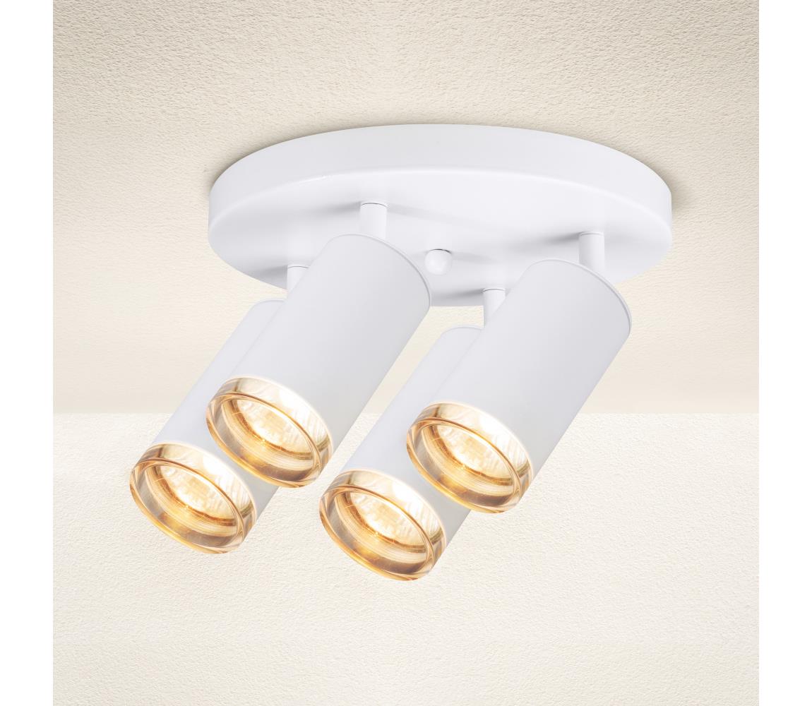 Brilagi Kúpeľňové bodové svietidlo SELE AQUA 4xGU10/30W/230V IP44 biela