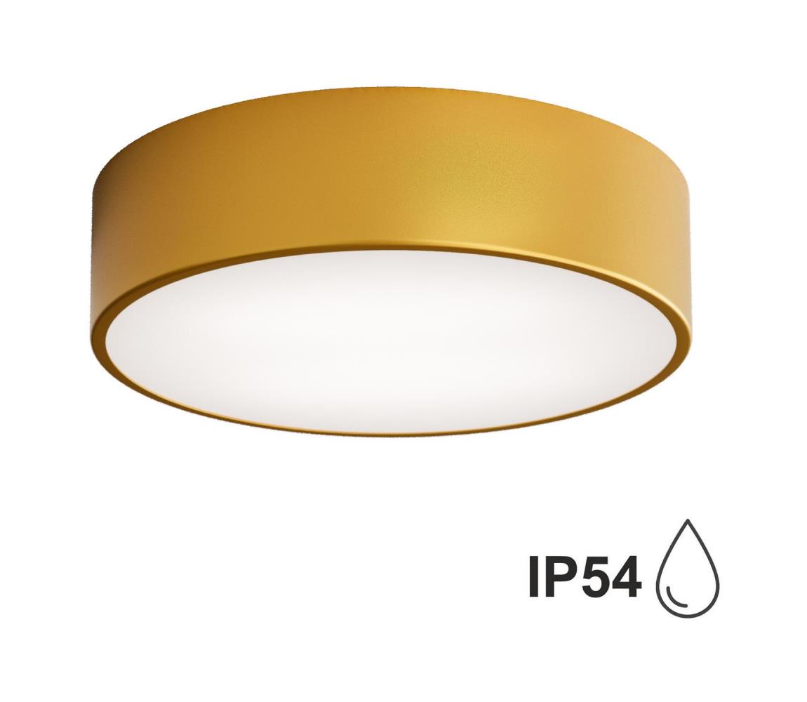 Brilagi Kúpeľňové stropné svietidlo CLARE 2xE27/24W/230V pr. 30 cm IP54 zlatá