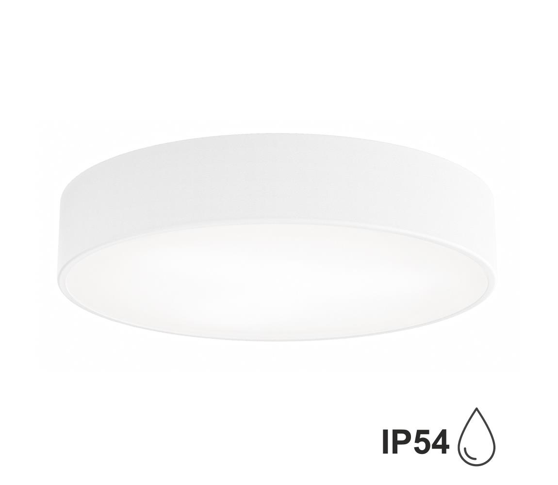 Brilagi Kúpeľňové stropné svietidlo CLARE 3xE27/24W/230V pr. 40 cm biela IP54