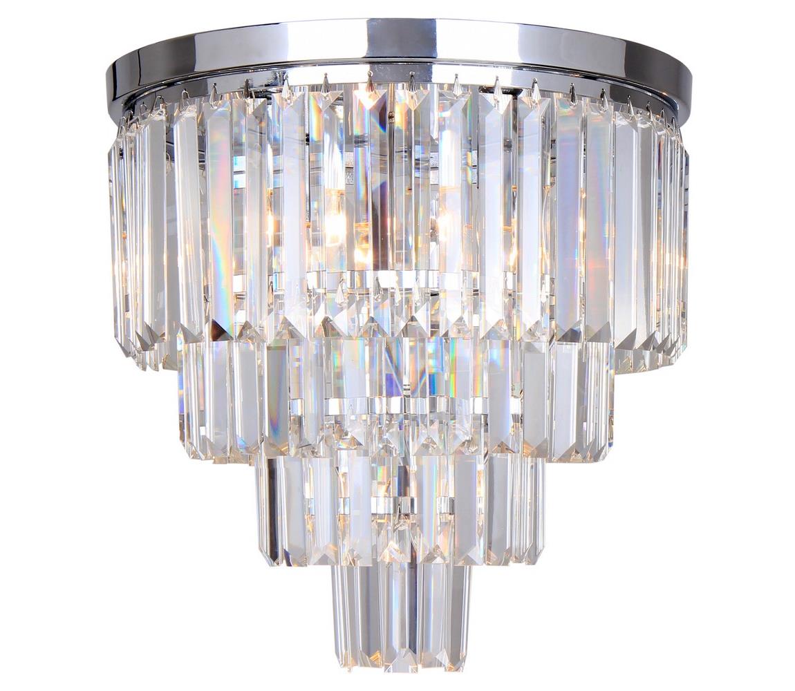 Brilagi LED Krištáľové stropné svietidlo MOZART 5xE14/40W/230V lesklý chróm