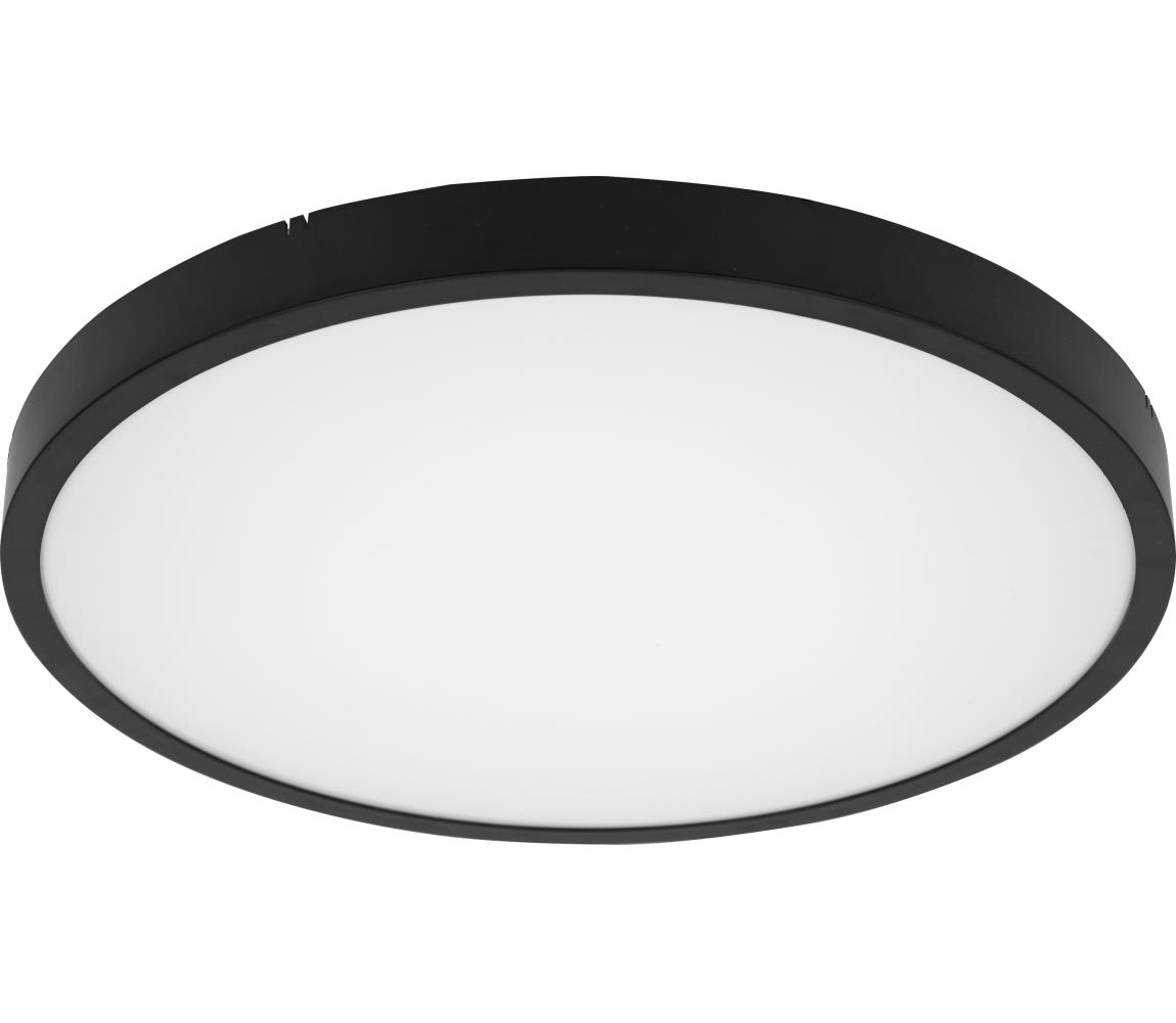 Brilagi LED Kúpeľňové stropné svietidlo ZENNA LED/12W/230V pr. 25 cm IP44 čierne BRW3090-12W/CR