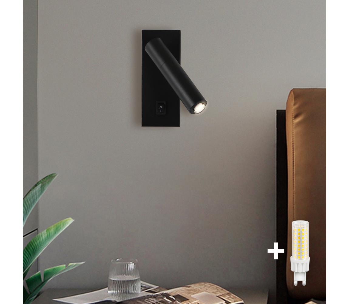 Brilagi LED Nástenné bodové svietidlo MAYA 1xG9/4W/230V čierna