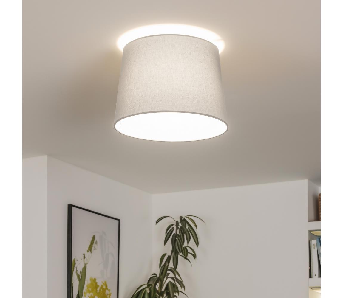 Brilagi LED prisadené stropné svietidlo CERIA 1xE27/40W/230V priemer 30 cm sivá EG300175+EG781036