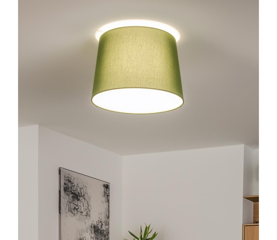 Brilagi LED prisadené stropné svietidlo CERIA 1xE27/40W/230V, priemer 30 cm, zelené EG300175+EG781039