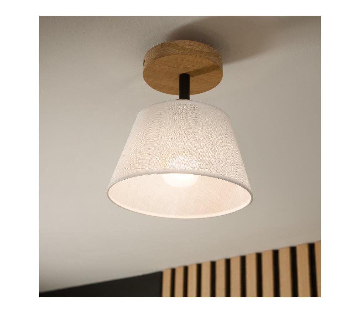 Brilagi LED  Prisadený luster ANTHONY 1xE14/60W/230V dub/biela 8590828610489