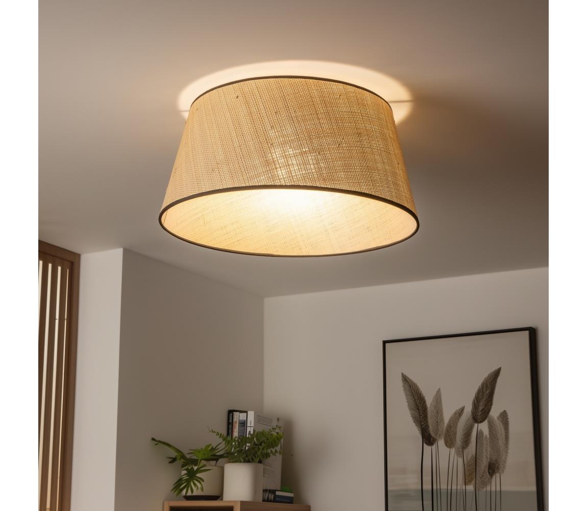 Brilagi LED prisadený luster CERIA 1xE27/40W/230V pr. 50 cm béžový EG300175+EG781084