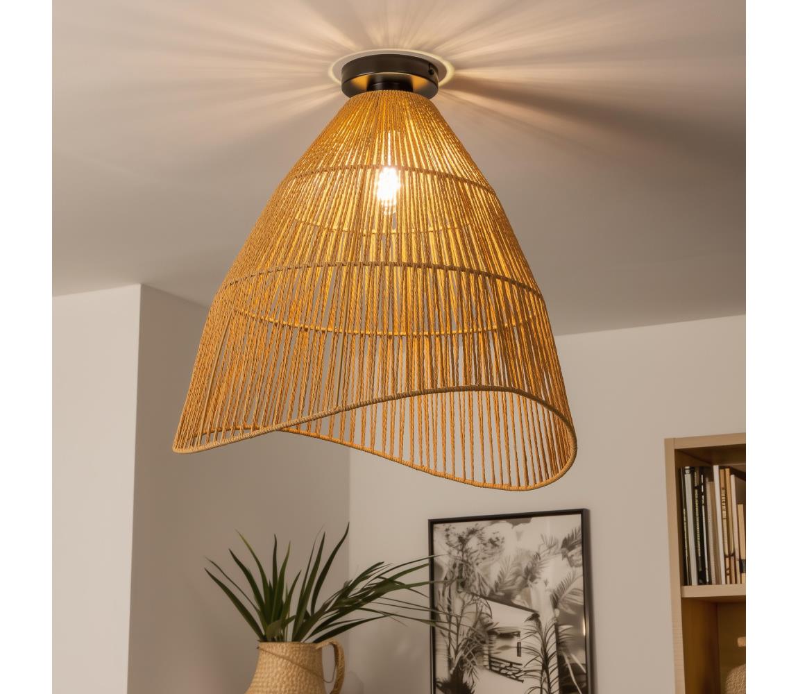 Brilagi LED prisadený luster CERIA BOHO 1xE27/40W/230V pr. 50 cm hnedá EG300175+EG781102