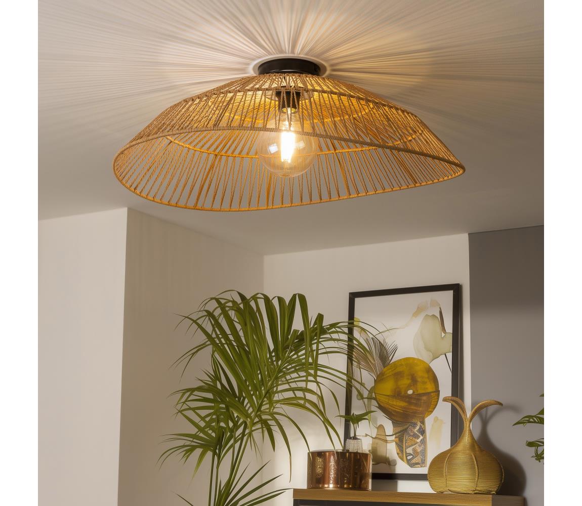 Brilagi LED Prisadený luster CERIA BOHO 1xE27/40W/230V pr. 70 cm hnedá EG300175+EG781098