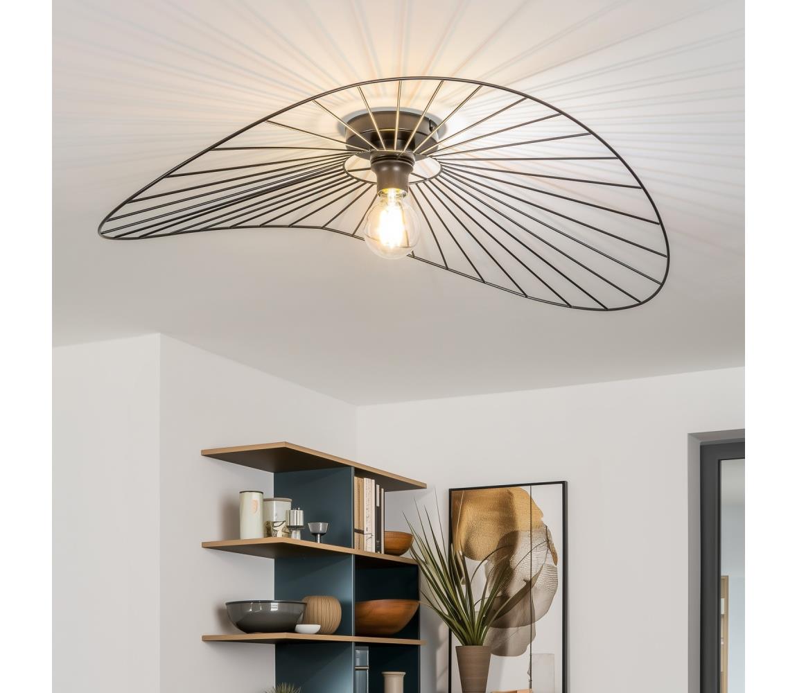 Brilagi LED prisadený luster CERIA WIRE 1xE27/40W/230V 60x80 cm čierna EG300175+EG300145