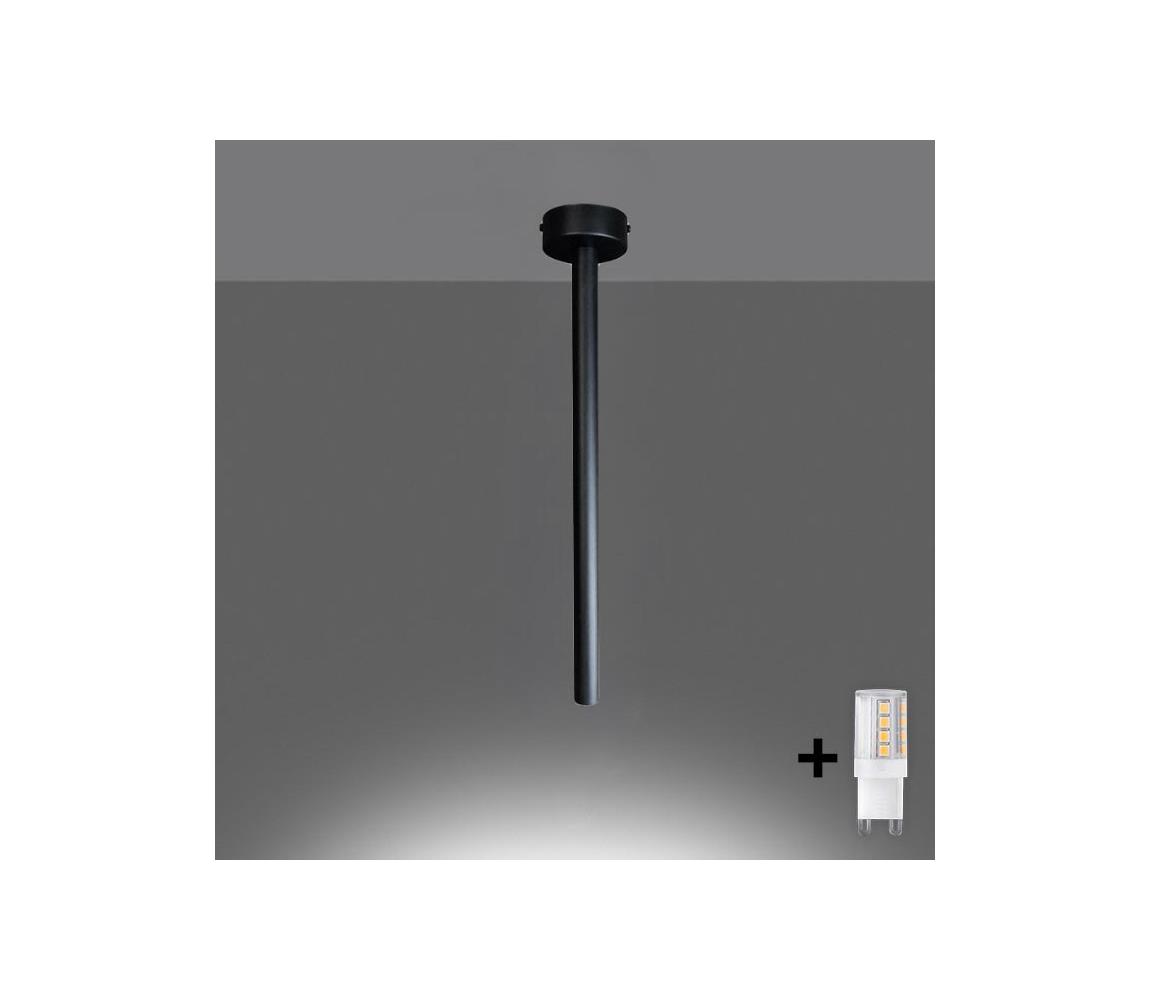 Brilagi LED Prisadený luster DRIFA 1xG9/4W/230V čierna BR.1284