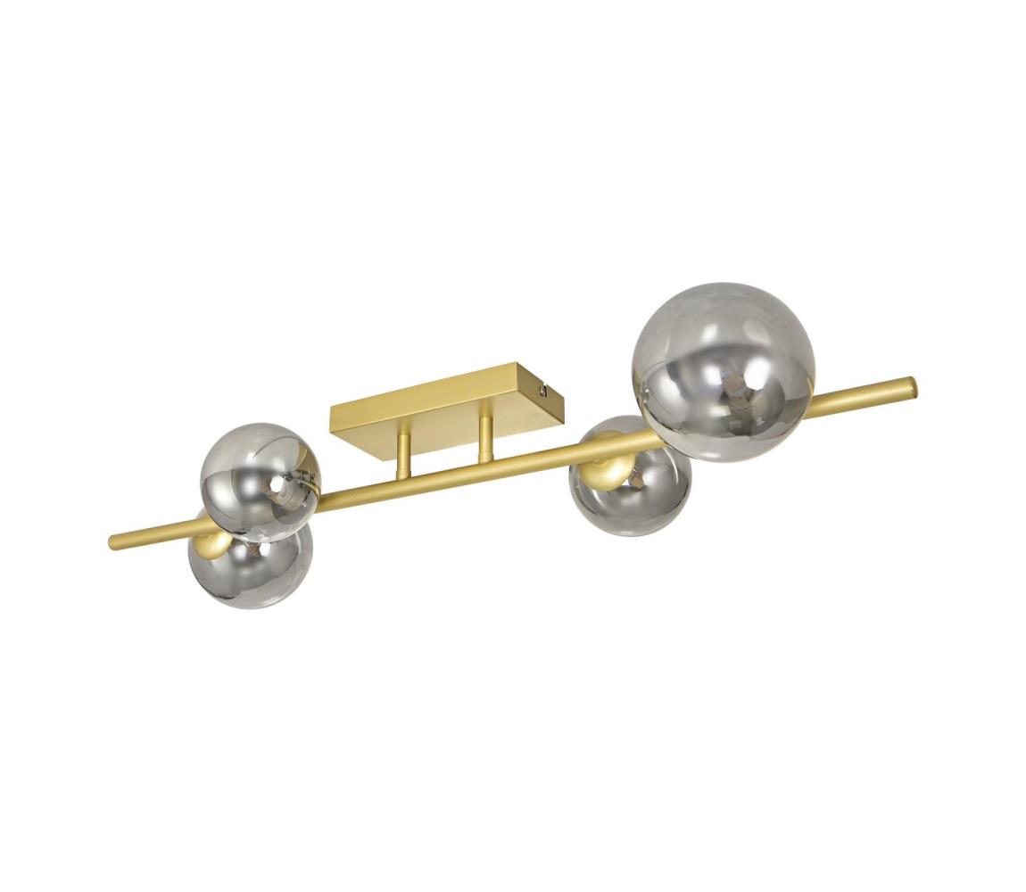 Brilagi LED Prisadený luster MILLA 4xG9/3W/230V zlatá/dymová 7010-4GS