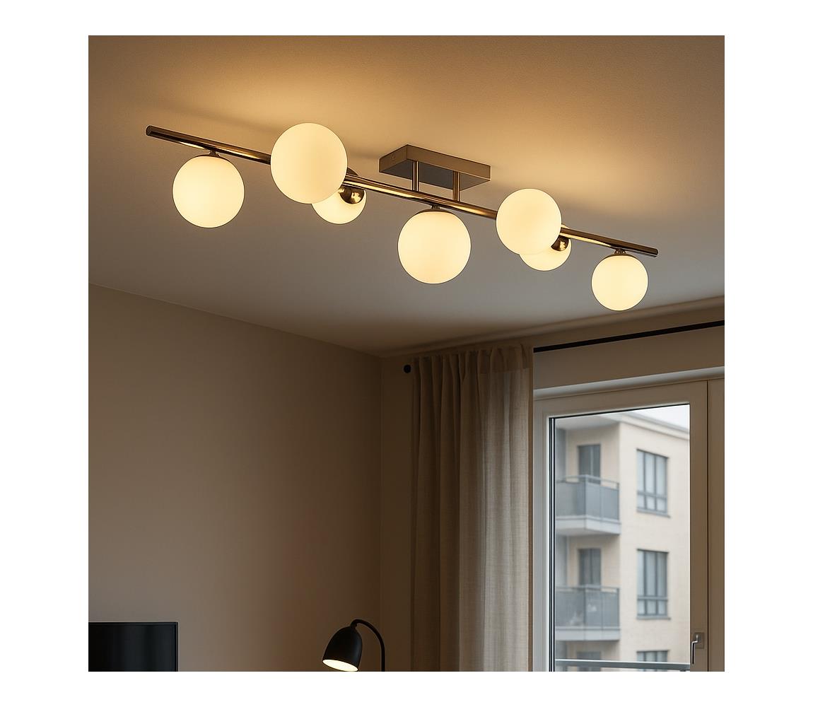 Brilagi LED Prisadený luster MILLA 7xG9/3W/230V lesklý chróm/biela 7010-7CW