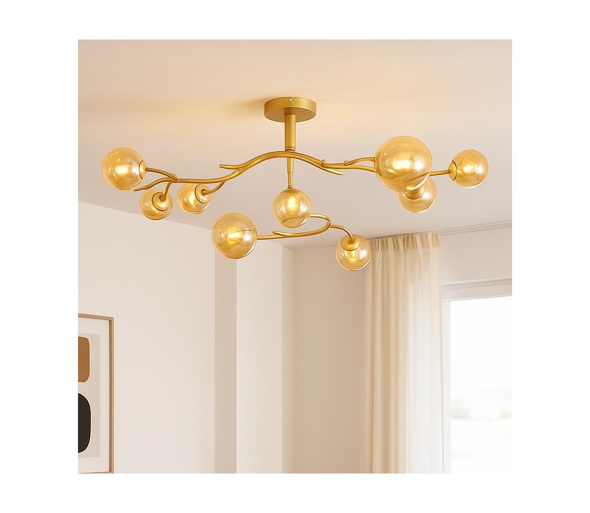 Brilagi LED Prisadený luster MISTEL 9xG9/3W/230V zlatá 3009-9GA