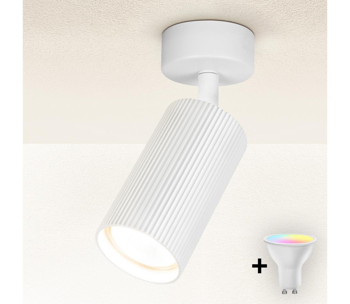 Brilagi LED RGBW stmievateľné bodové svietidlo SELE MODERN 1xGU10/6,5W/230V Wi-Fi biela BG2864+AI0414
