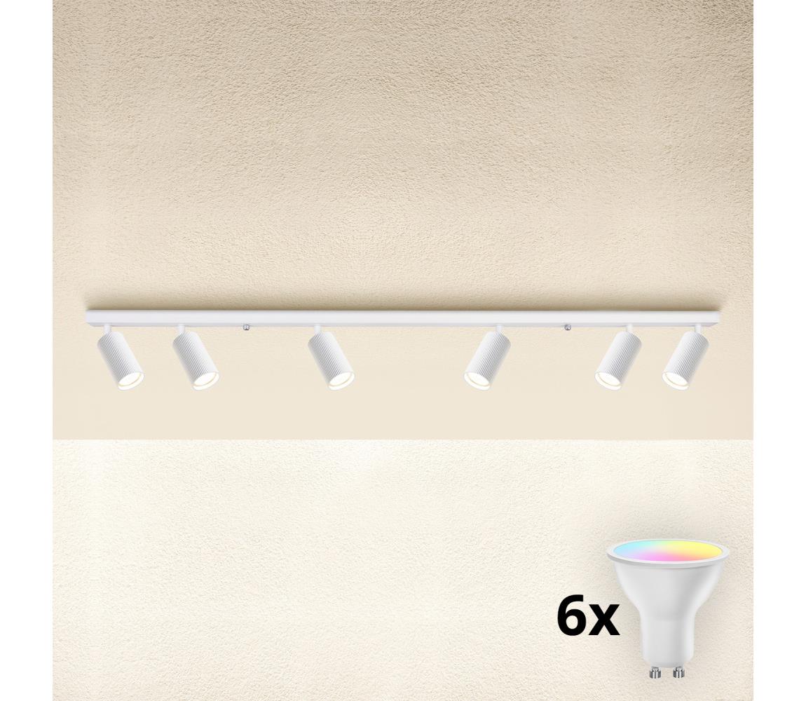Brilagi LED RGBW stmievateľné bodové svietidlo SELE MODERN 6xGU10/6,5W/230V Wi-Fi biela BG2875+AI2320