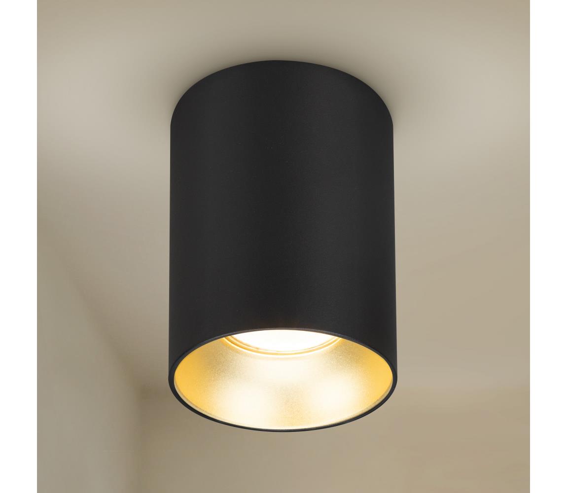 Brilagi LED RGBW stmievateľné bodové svietidlo TRINE 1xGU10/30W/230V čierna/zlatá BG1004+AI0414